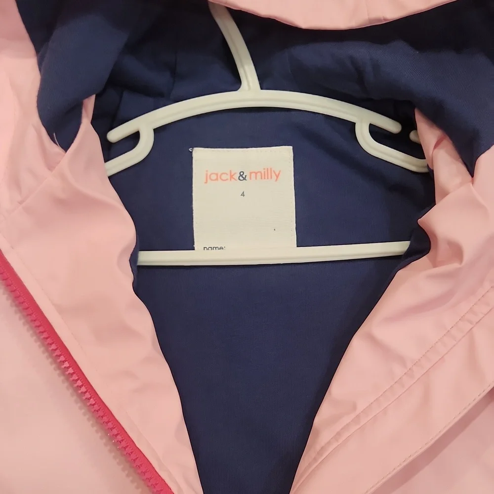 Jack & Milly Girls Raincoat Size 4 - Picture 2 of 2